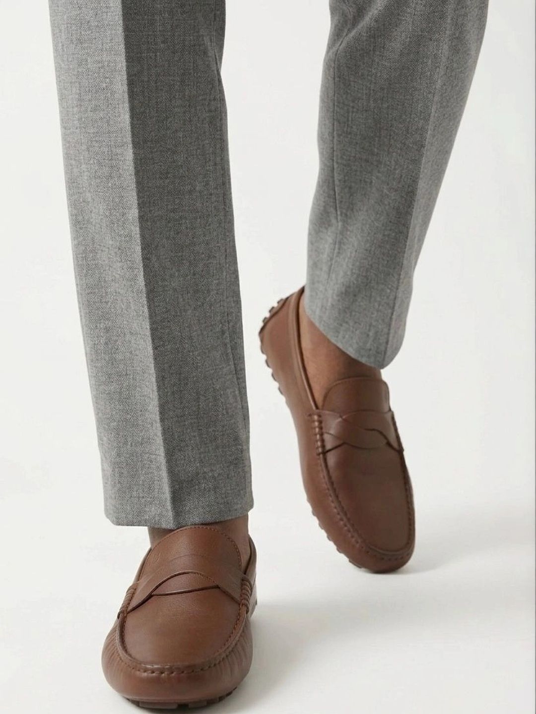 MICHEAL FERAAS Men Leather Loafers-picture-30