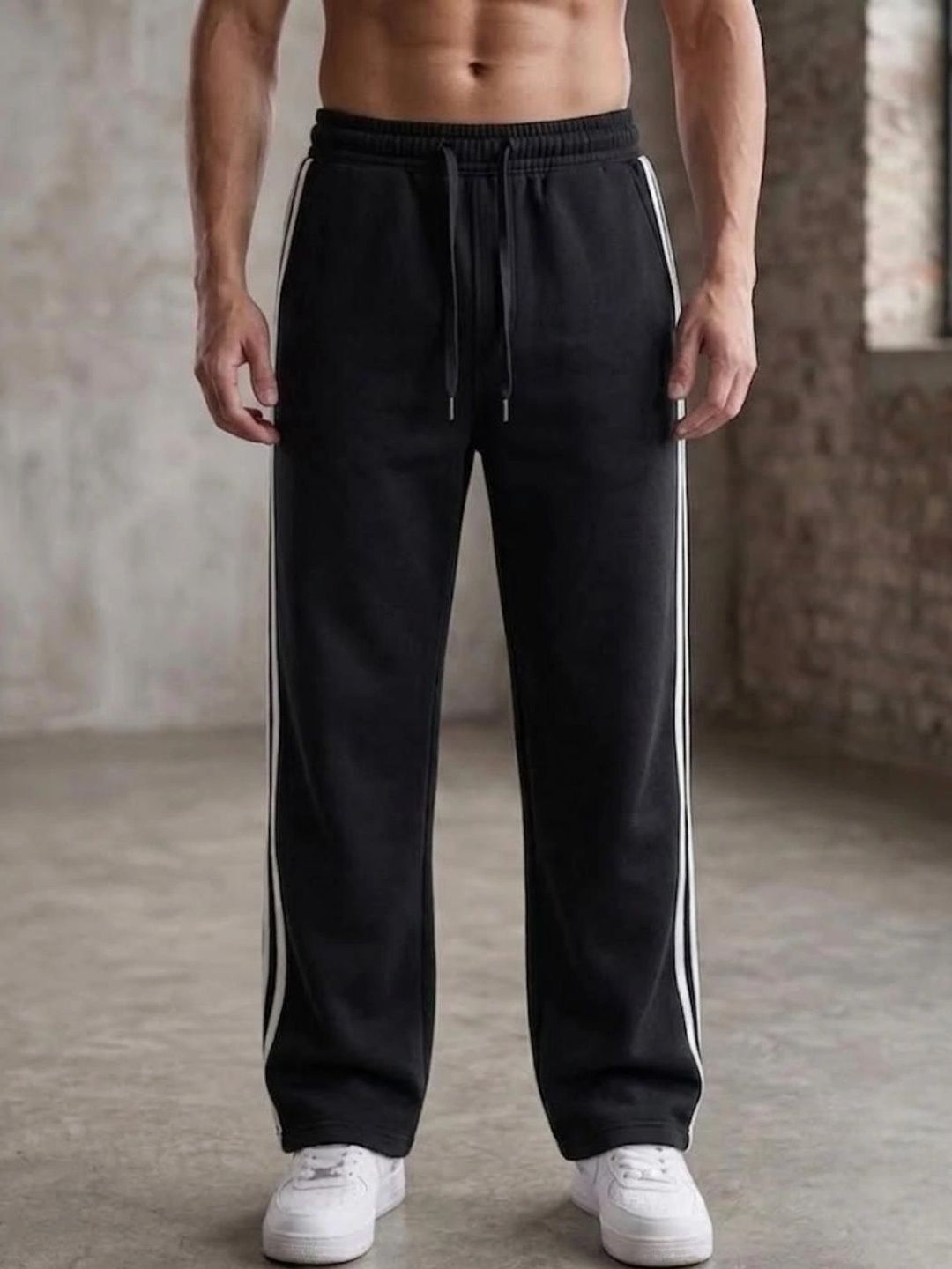 dockstreet Men Relaxed Fit Training Track Pants-picture-17