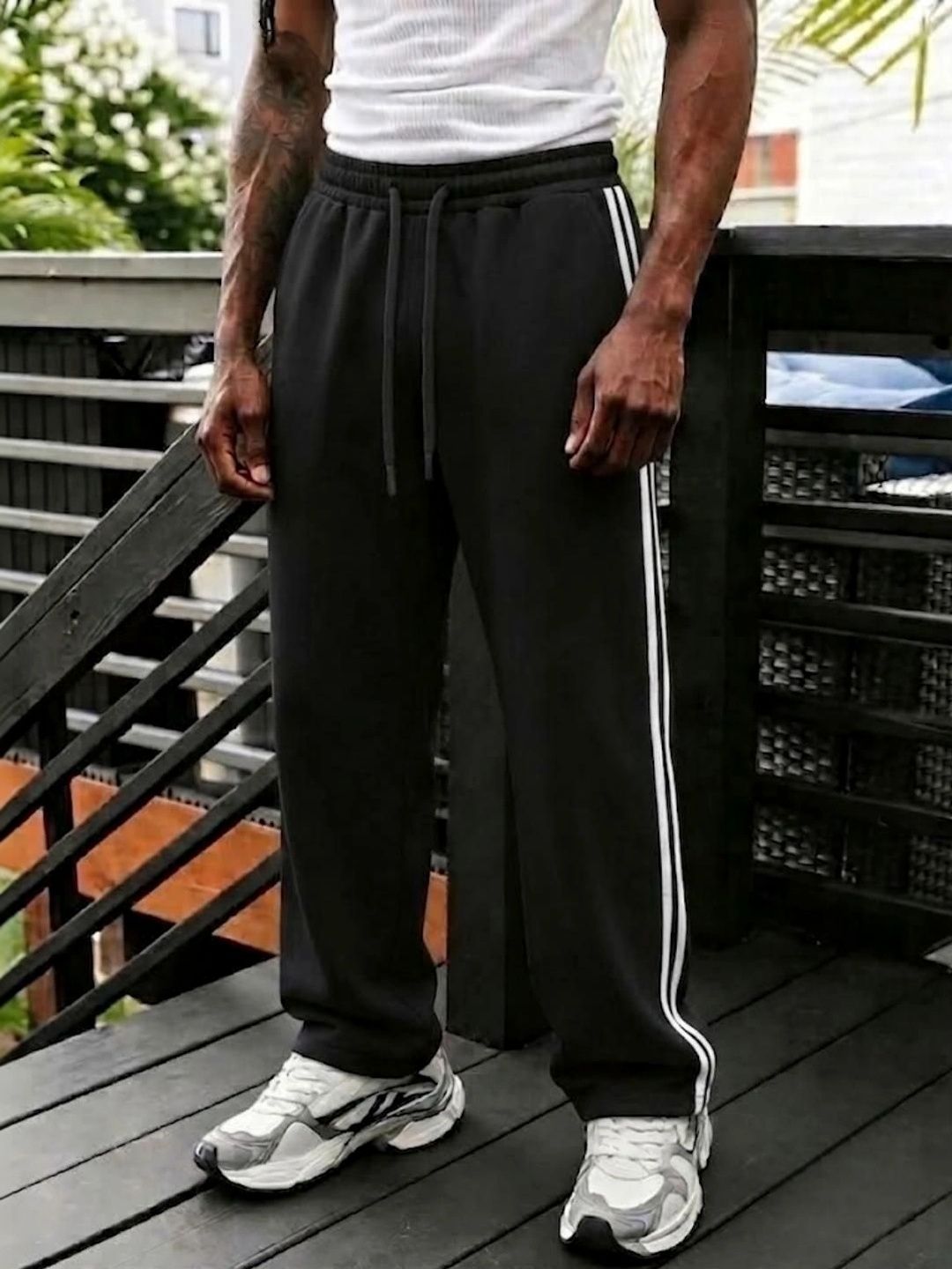 dockstreet Men Relaxed Fit Training Track Pants-picture-20