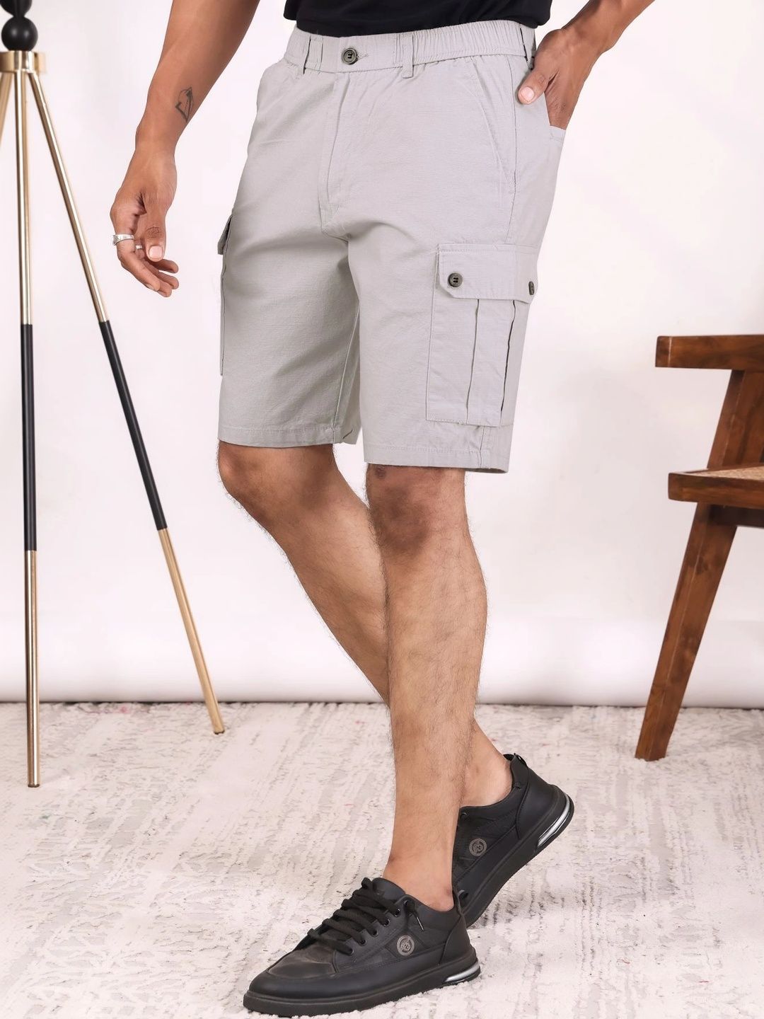 BRETH Men Cargo Shorts-picture-28