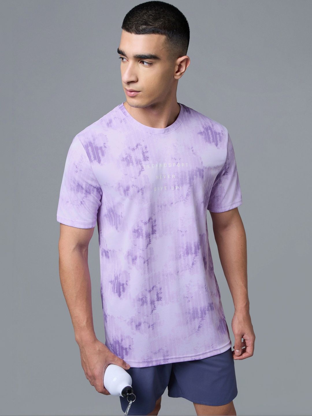 Technosport Men Printed Slim Fit T-shirt-picture-36