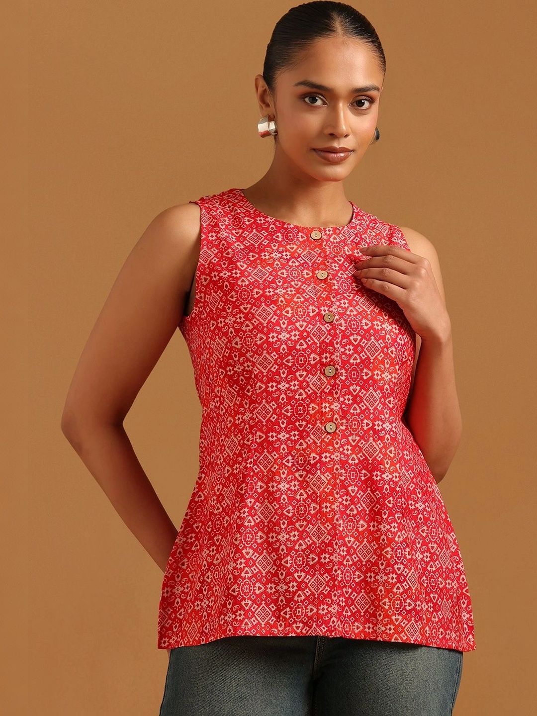 Soch Viscose Rayon Printed Ethnic Tunic-picture-29