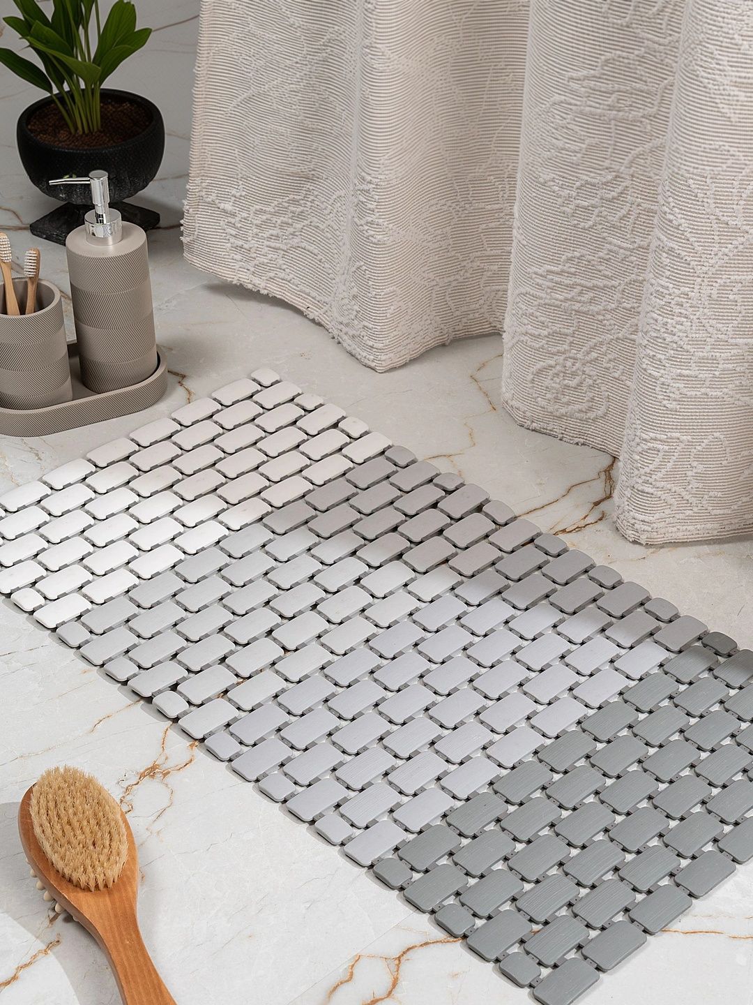 Pano Grey Anti-Skid Bath Rugs-picture-55