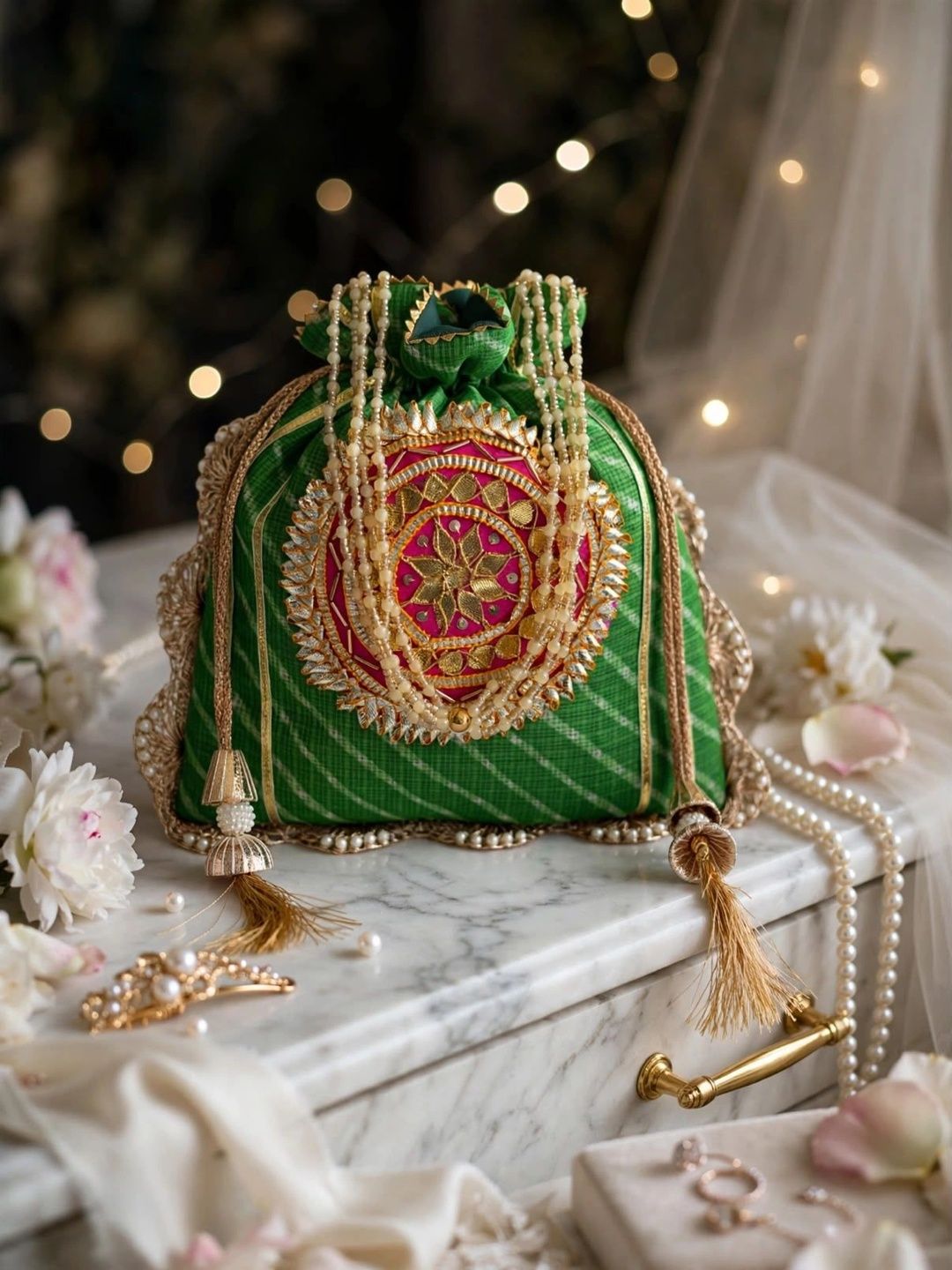 BYRA Embellished Potli Clutch-picture-51