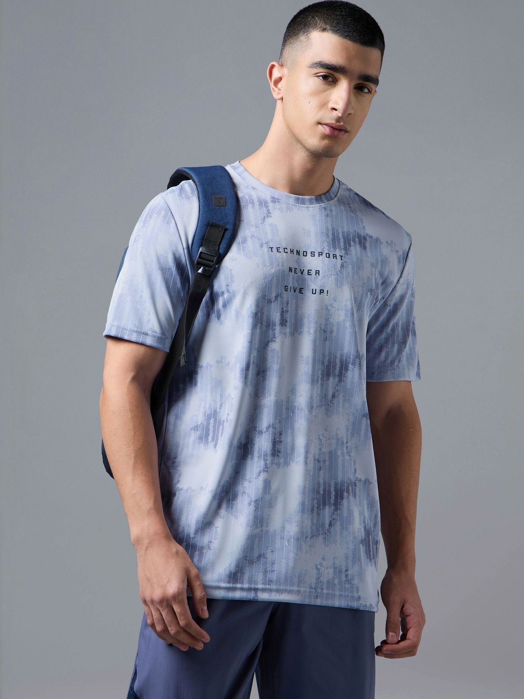 Technosport Men Typography Printed Slim Fit T-shirt-picture-16