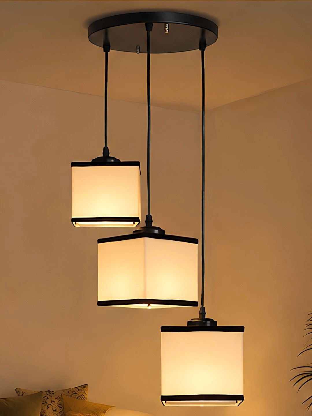 Myntra Elegant Homes White Contemporary Ceiling Lamp-picture-16