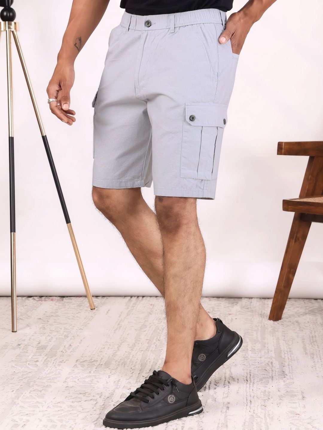 BRETH Men Cargo Shorts-picture-23