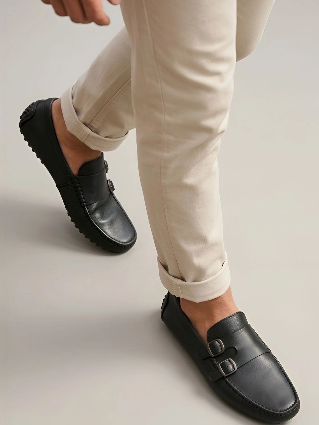 MICHEAL FERAAS Men Leather Driving Shoes-picture-39
