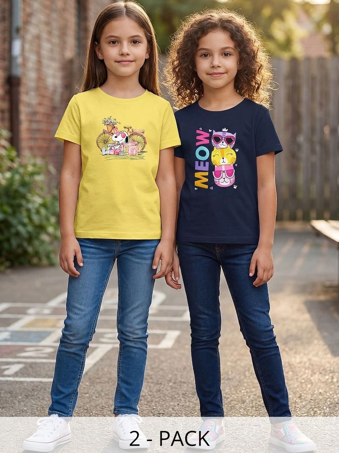 HELLCAT Girls 2 Printed T-shirt-picture-25