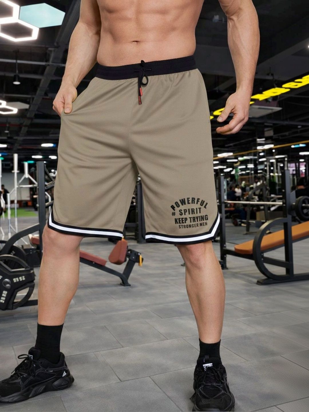 LOTHRIC Men Typography Printed Training or Gym Sports Shorts-picture-43