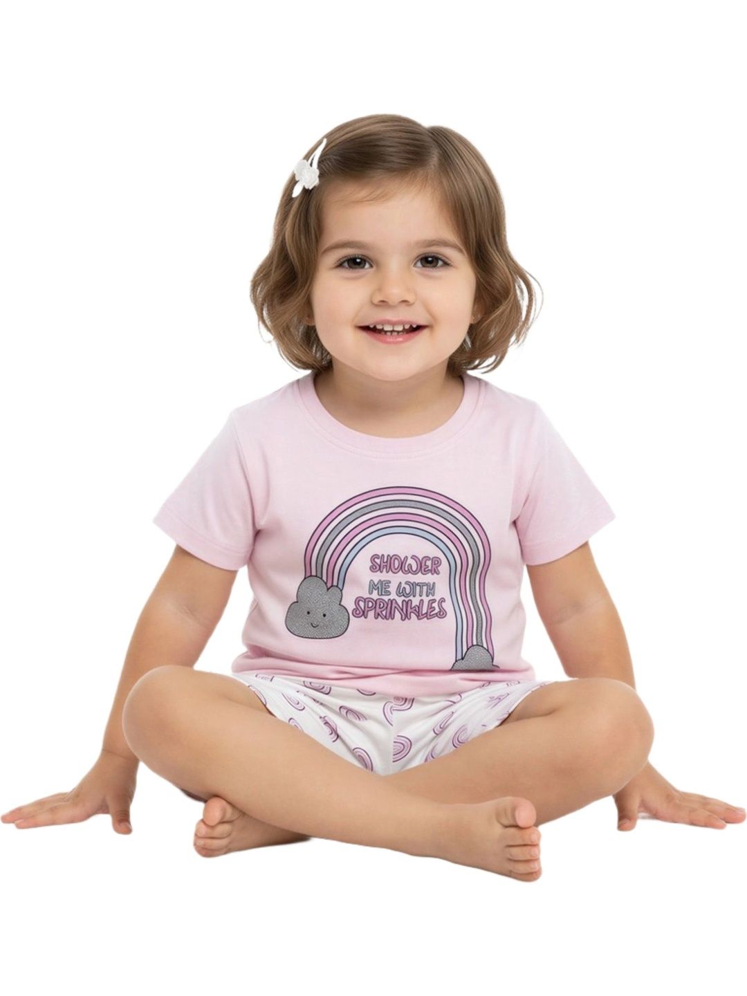 Toddle and Care Girls Printed Shorts-picture-50