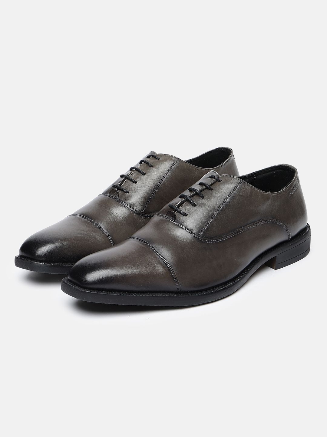 Kenneth Cole Men Leather Pointed Toe Lace-Ups Oxfords Formal Shoes-image-45