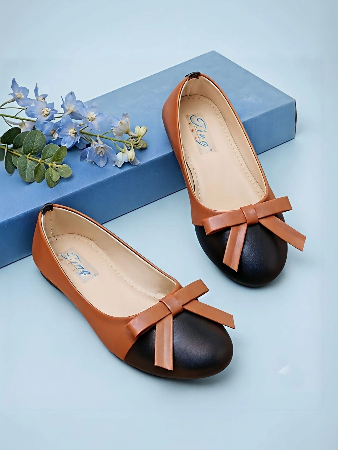 Tiny Bugs Colourblocked Round Toe Slip-On Ballerinas-picture-51