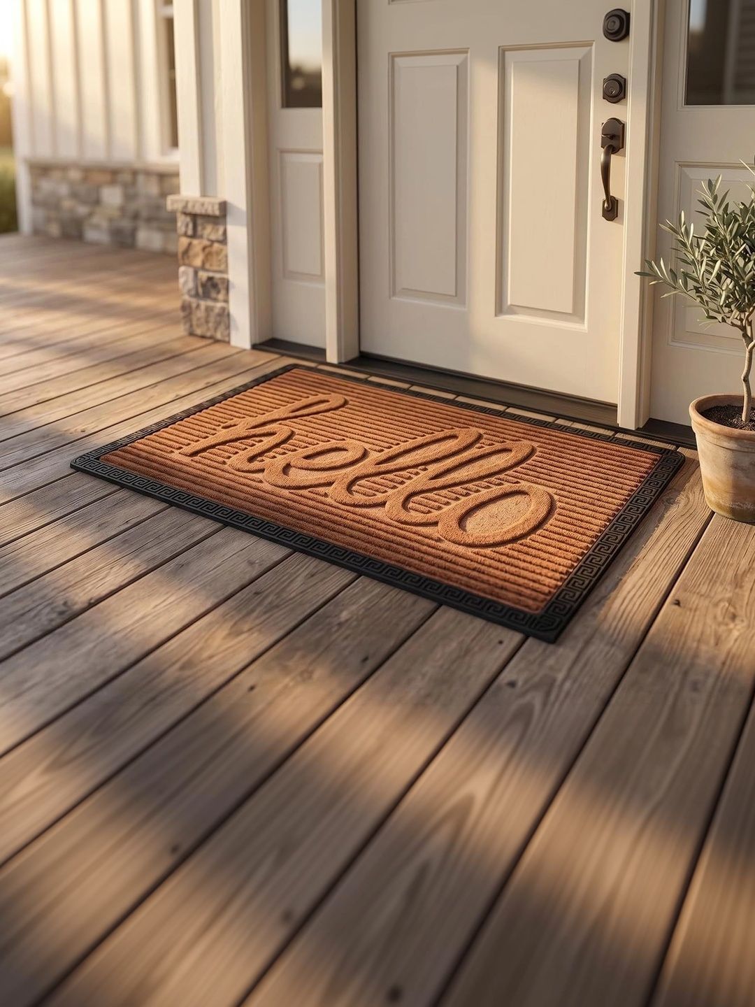 Ultica Fab Brown Coir Anti-Skid Doormats-picture-49