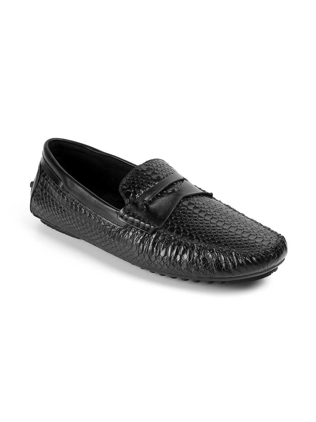 Tresmode Julien Men's Leather Driving Penny Loafers-image-14