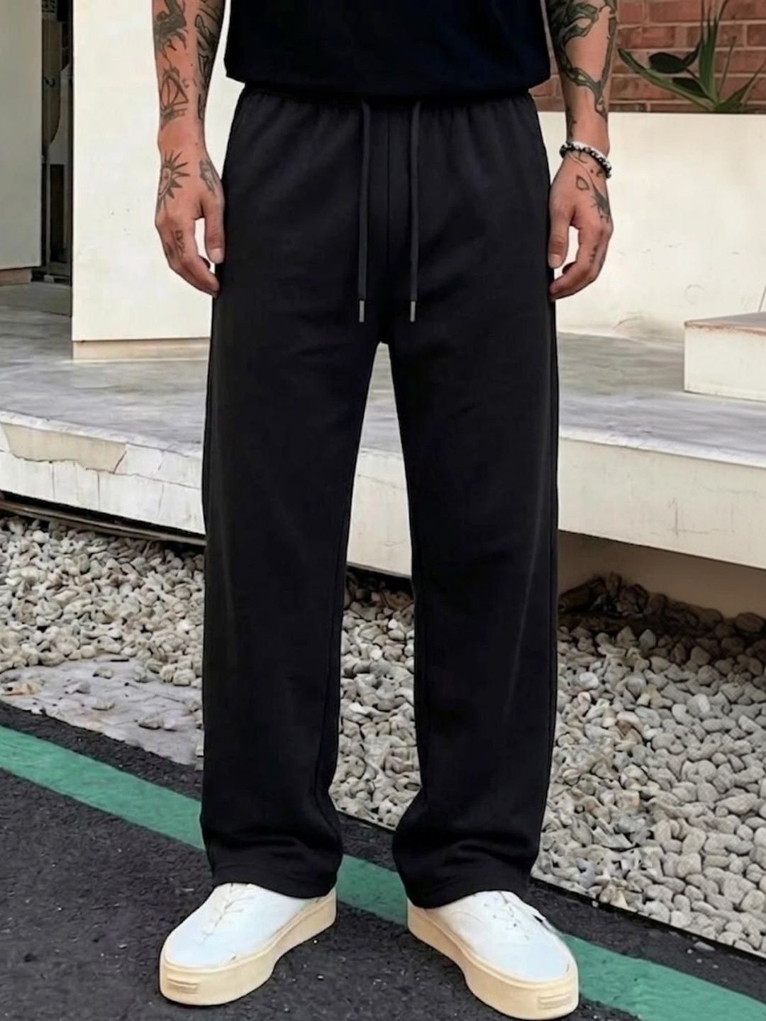 dockstreet Men Relaxed Fit Track Pants-picture-19