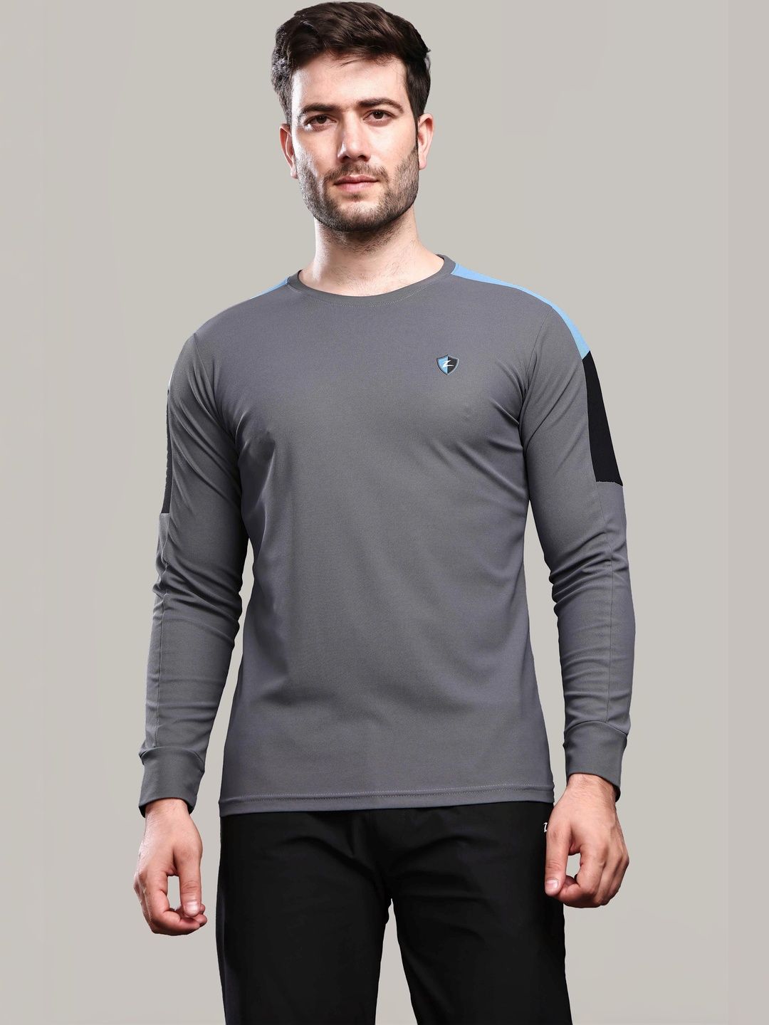 Z Zagros Men Colourblocked T-shirt-picture-21