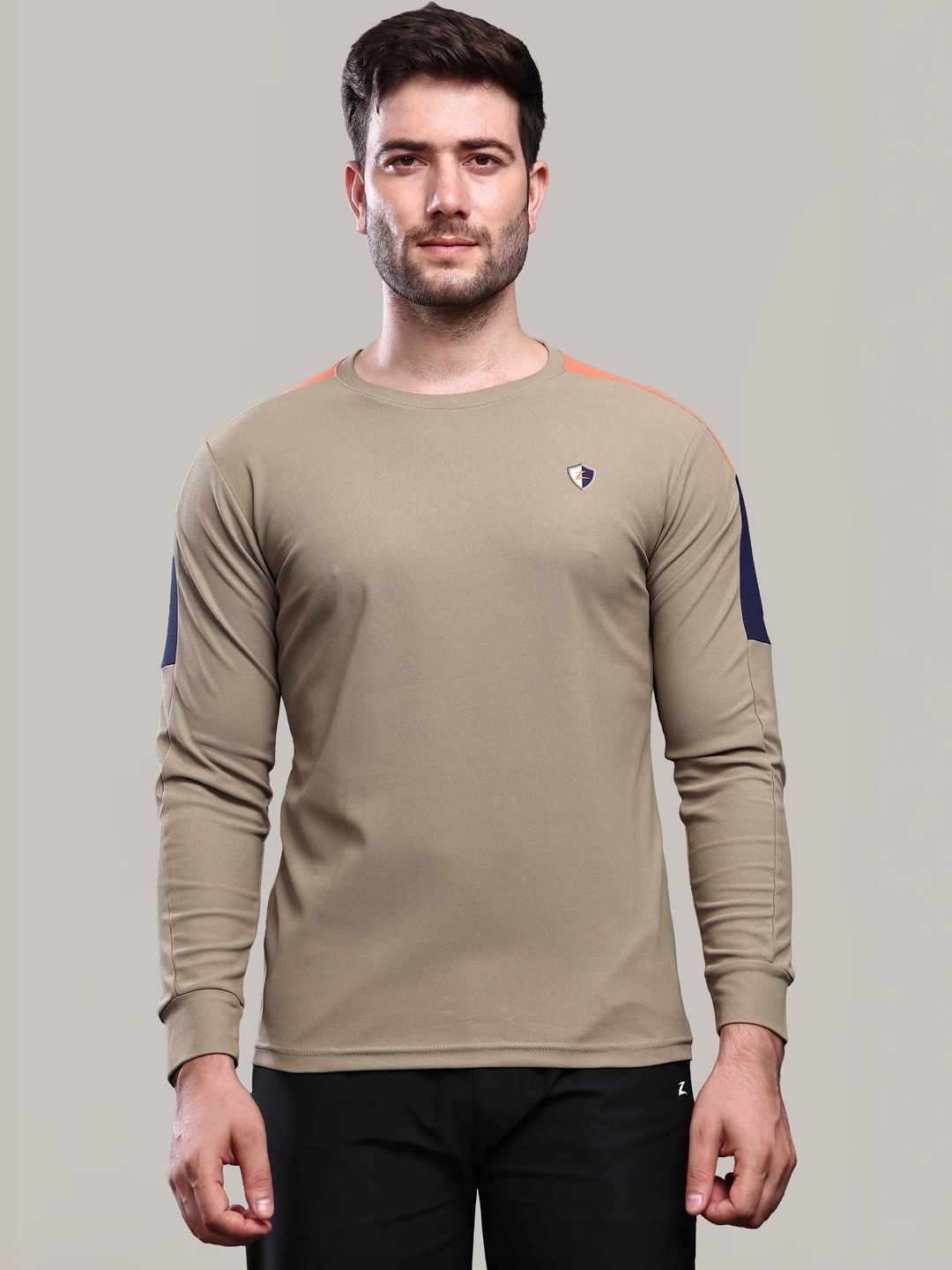 Z Zagros Men Colourblocked T-shirt-picture-28