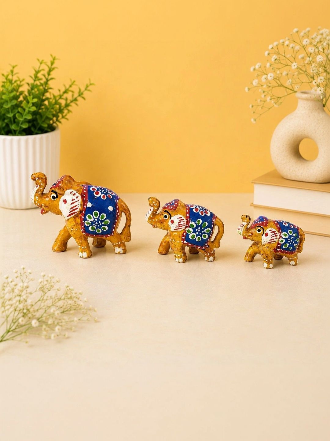 ATLANTICKRAFTS Yellow Figurine Showpiece-picture-10