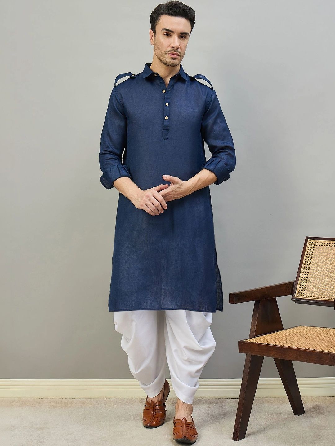 House of Pataudi Men Kurta-picture-29