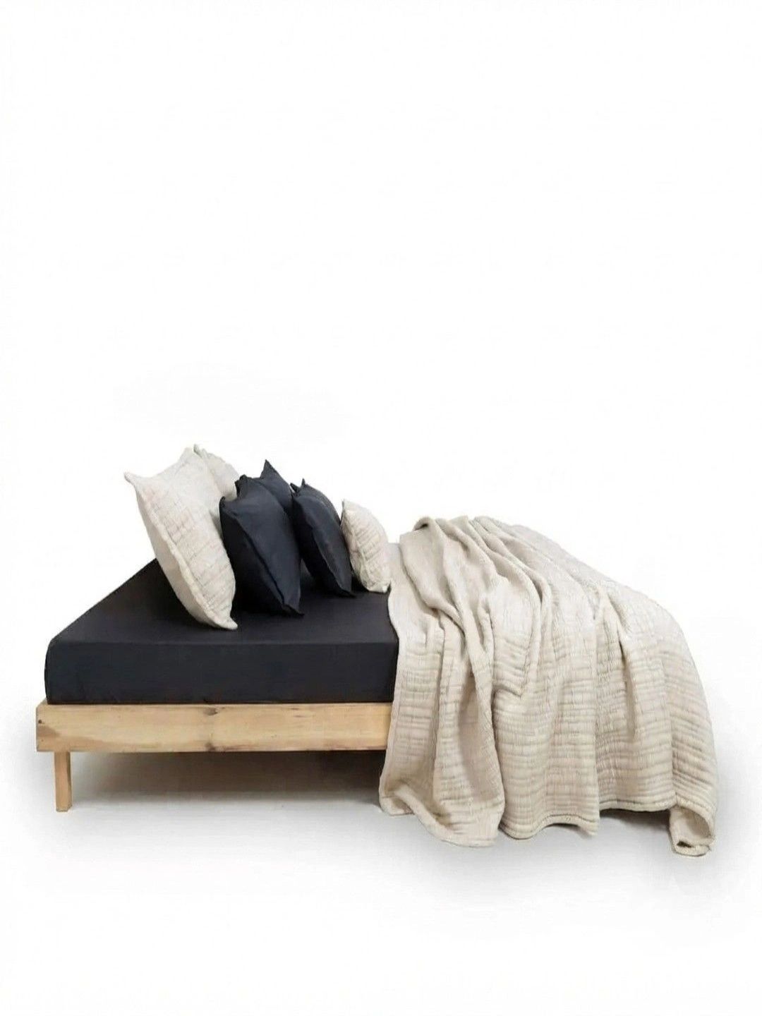 Zarf Cream-Coloured & Beige AC Room 300 GSM Blanket-picture-43