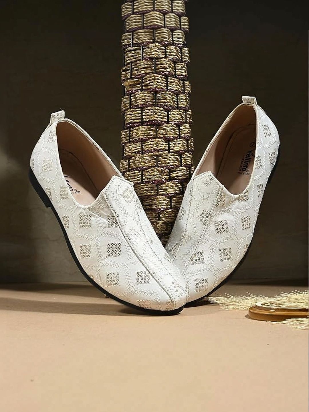 Vellinto Men Textured Suede Loafers-image-46