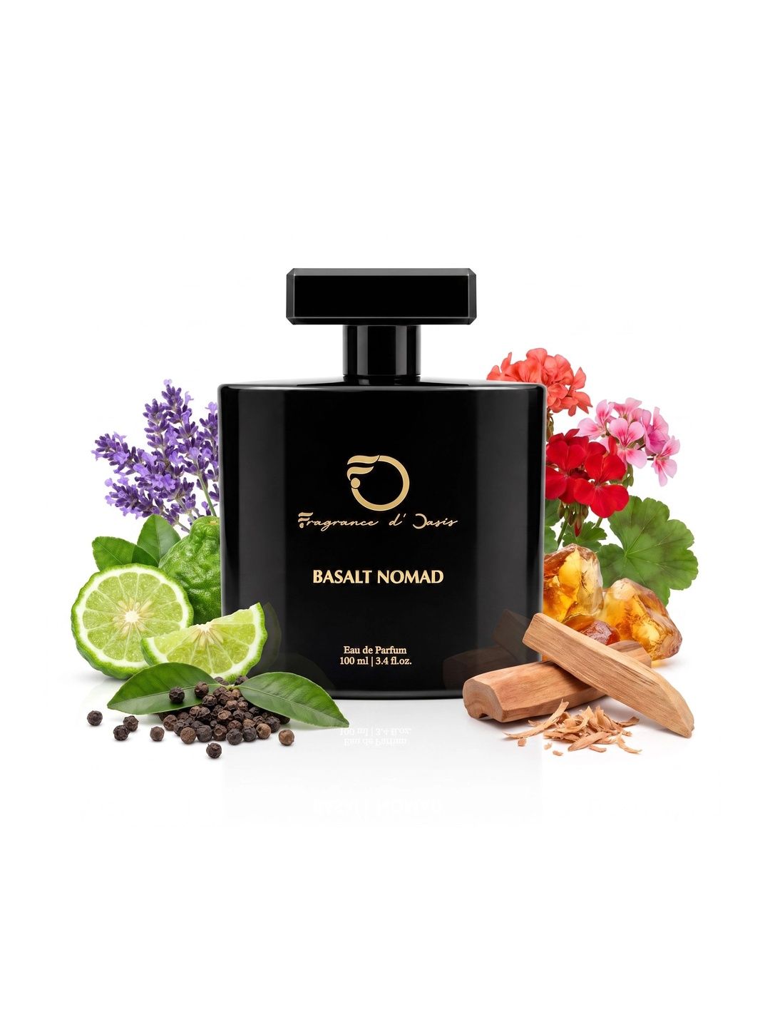 Fragrance D' Oasis Basalt Nomad Long Lasting Eau de Parfum - 100 ml-image-8