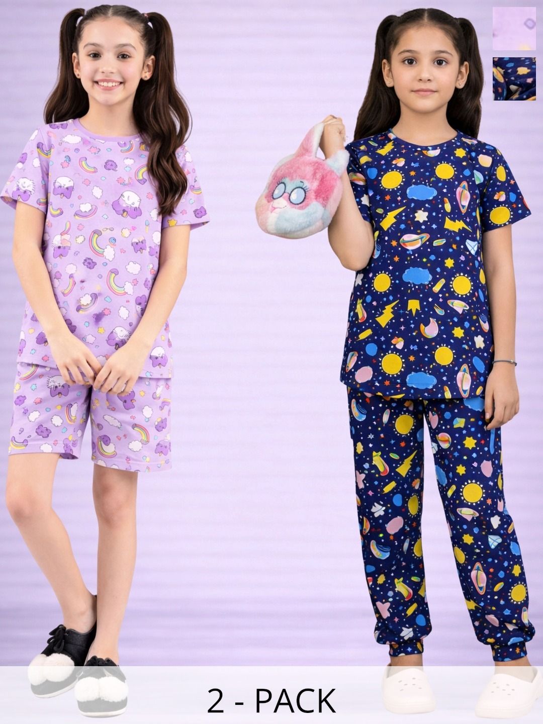 LITBABY Girls Printed Nightdress-picture-50