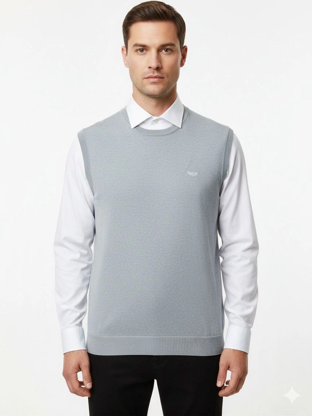VOMAZO Men Woollen Sweater Vest-picture-38