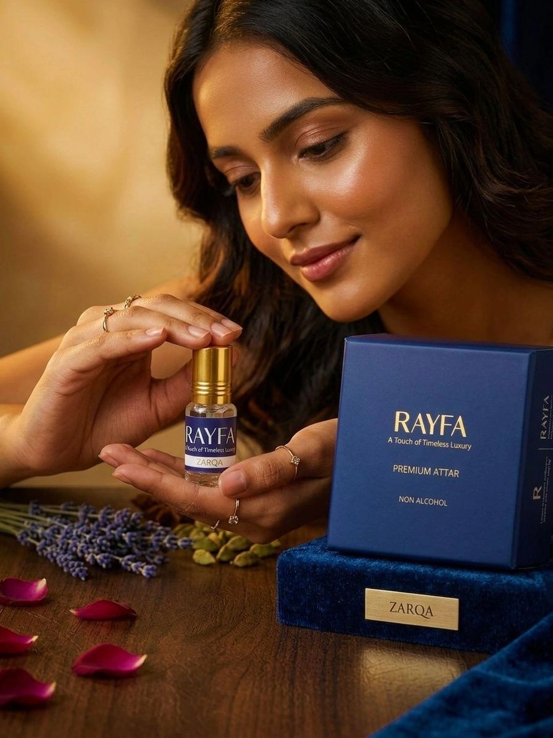 Rayfa Zarqa Non Alcohol Attar - 6 ml-image-15