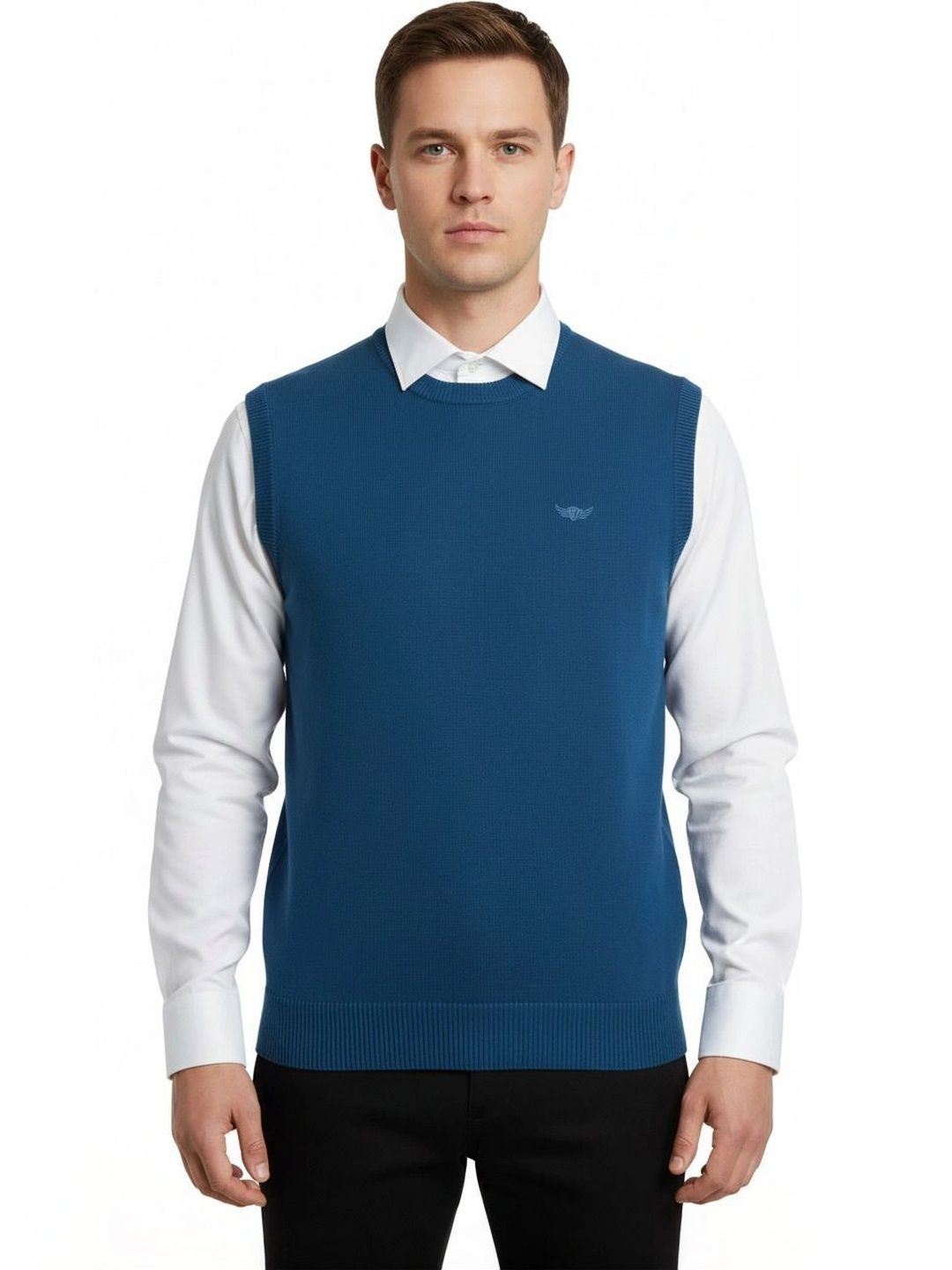 VOMAZO Men Woollen Sweater Vest-picture-49