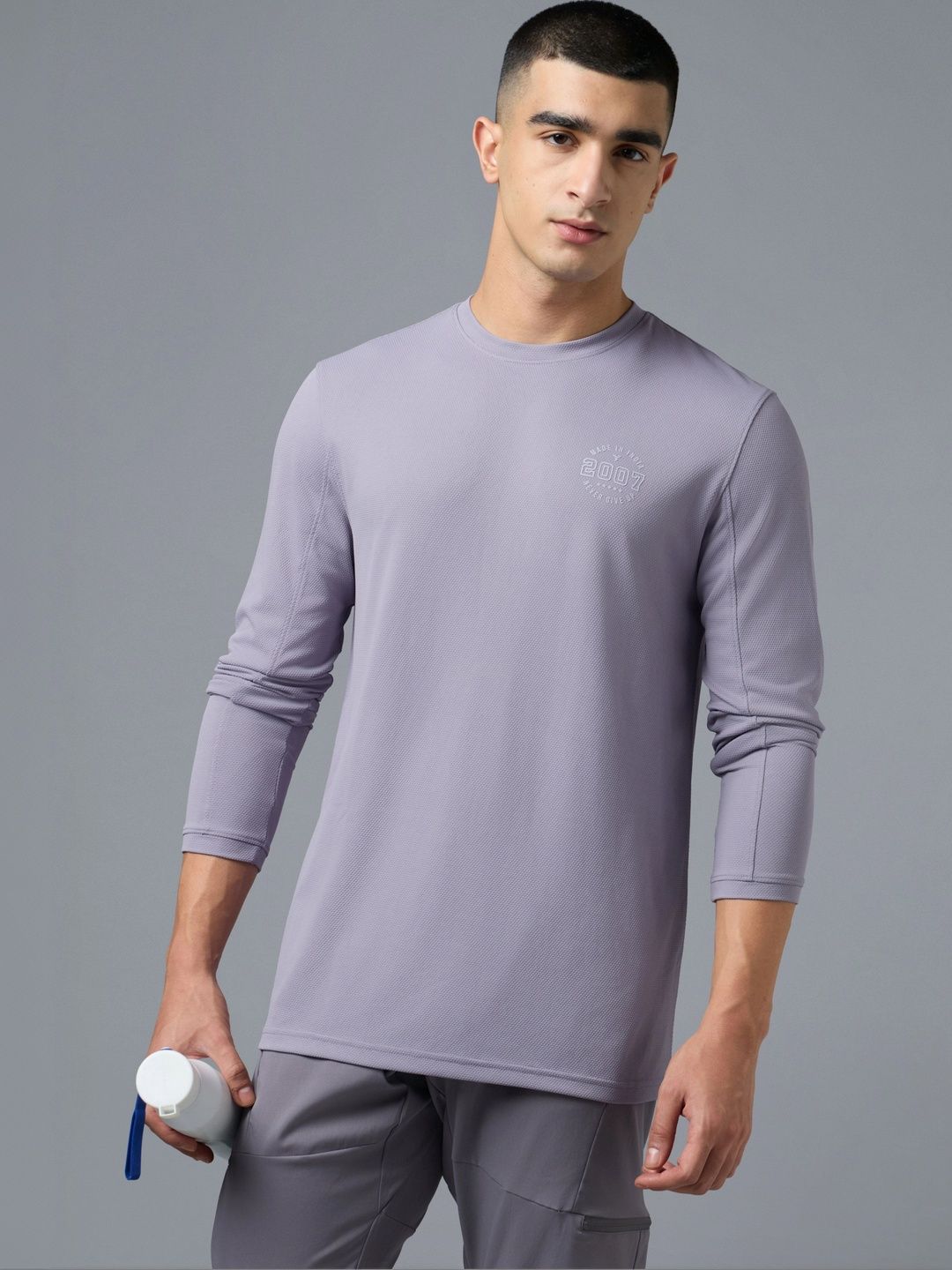 Technosport Men Brand Logo Slim Fit T-shirt-picture-24