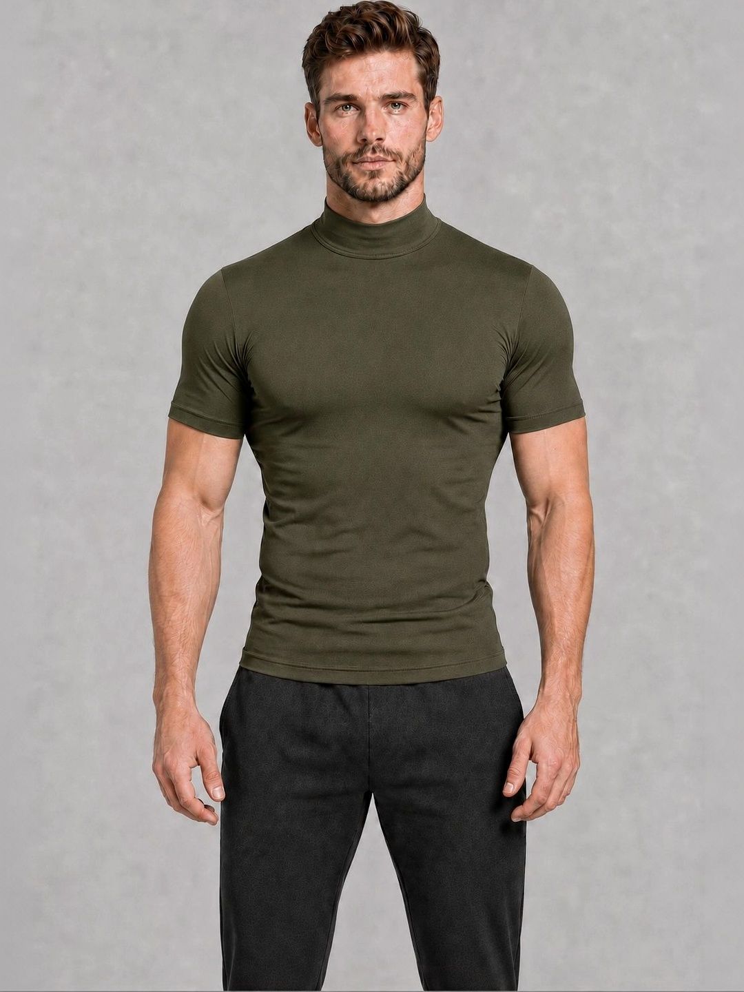 Raxedo Men High Neck T-shirt-picture-3