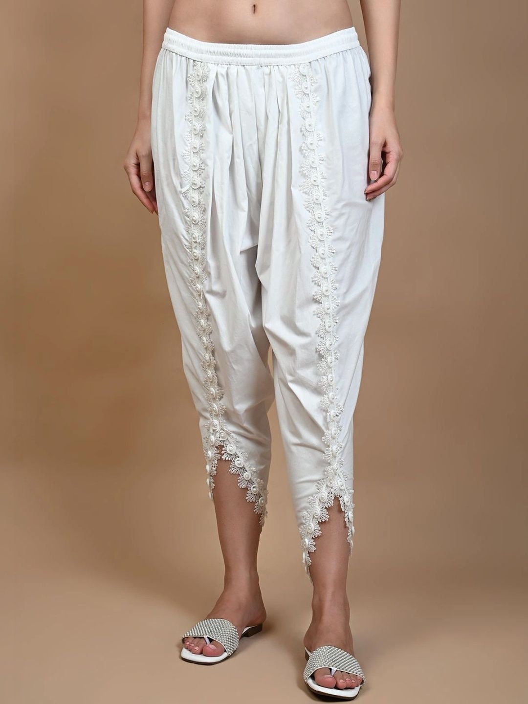 MIXFIT Embroidered High-Rise Dhoti Pants-picture-15