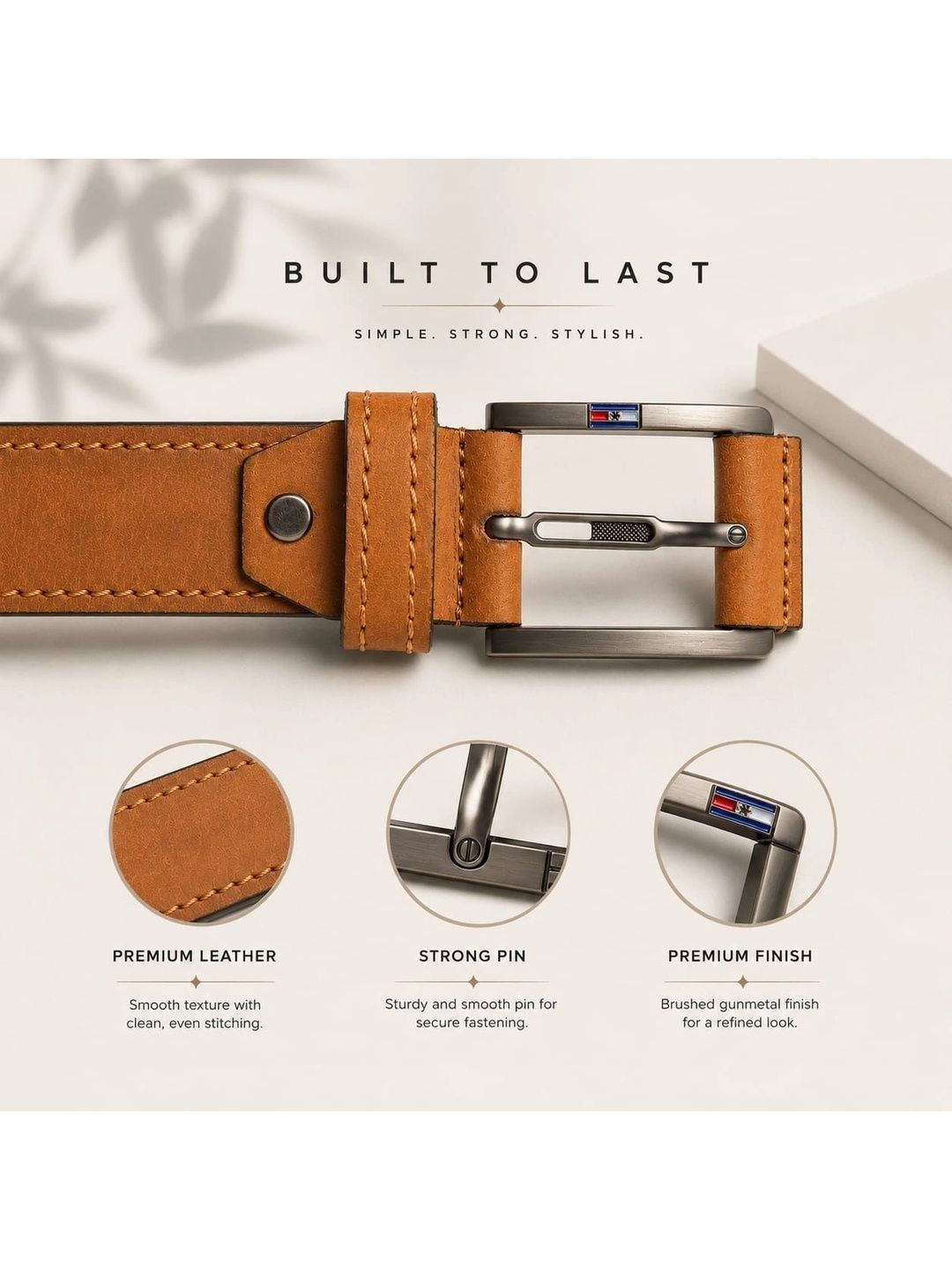 FALVIAN Men Textured Leather Belt-picture-20