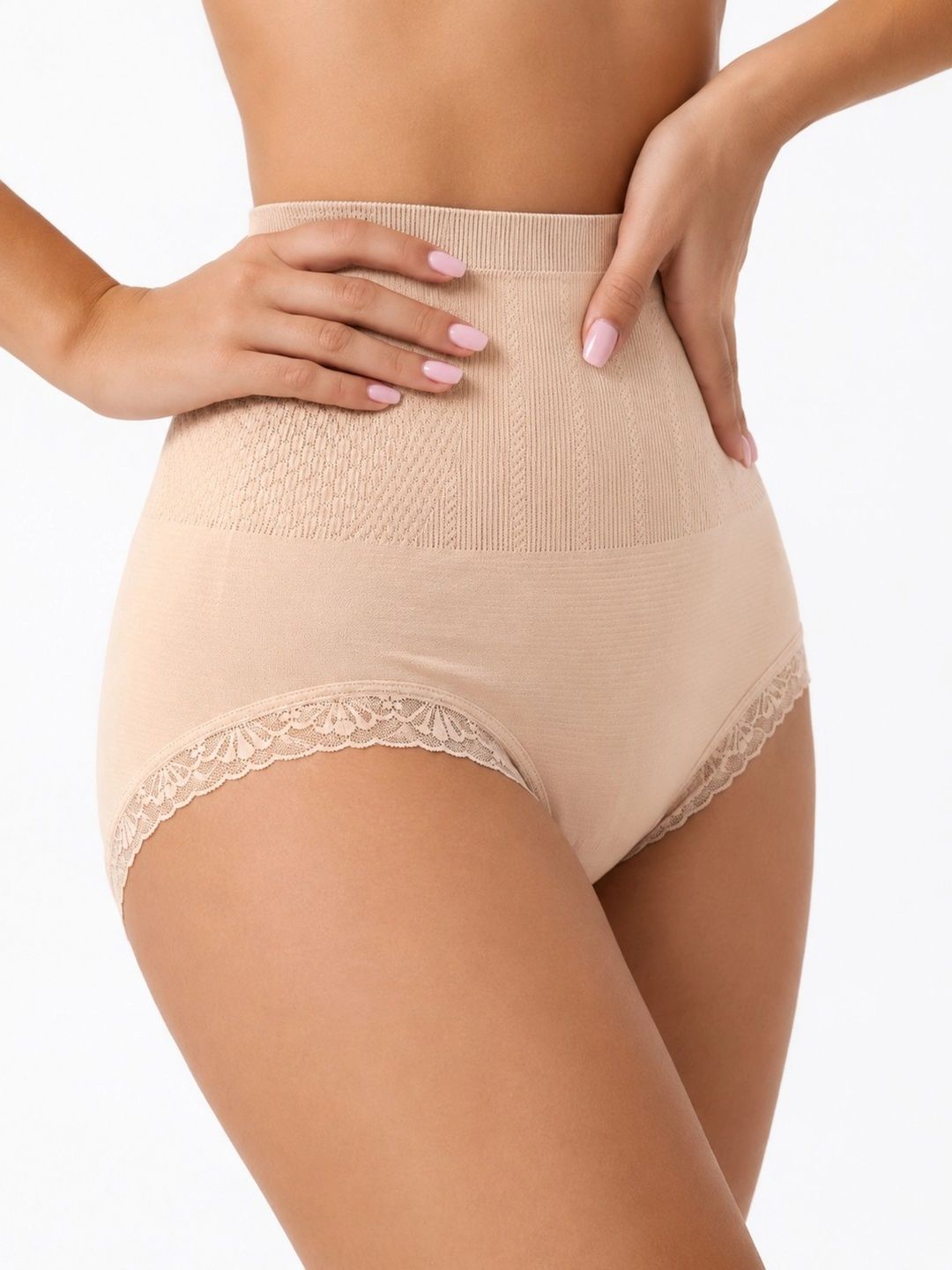 VYAPAK CREATION High Waist Ultra Thin Tummy Control Shapwear Brief-picture-30