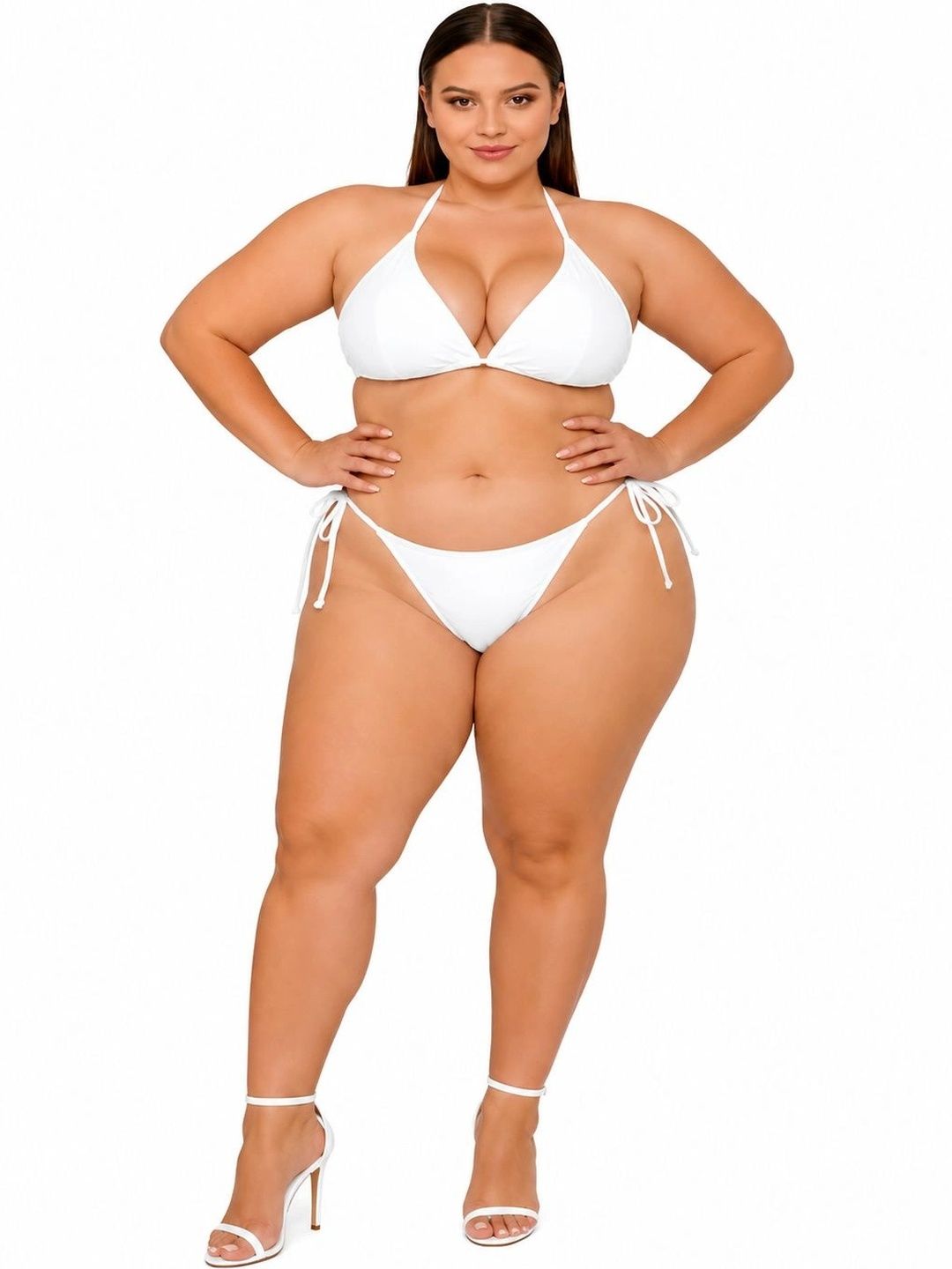 LEATHEX Halter Neck Swim Bikini Set-picture-18