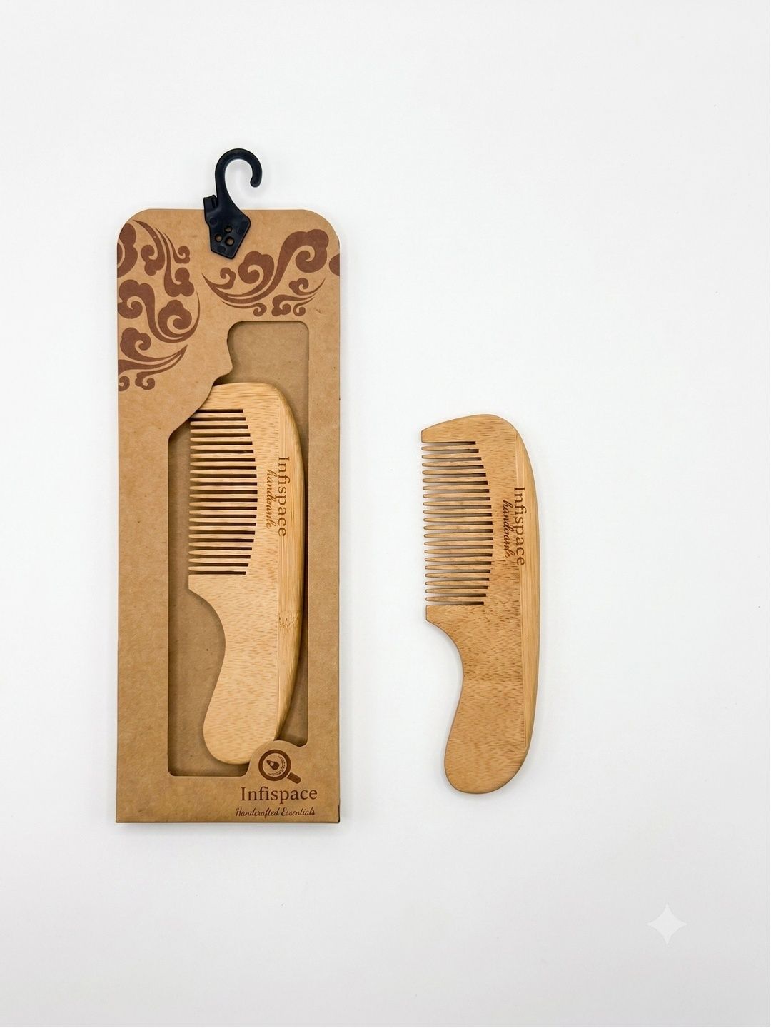 Infispace Wooden Hair Comb For Hair Breakage-picture-11