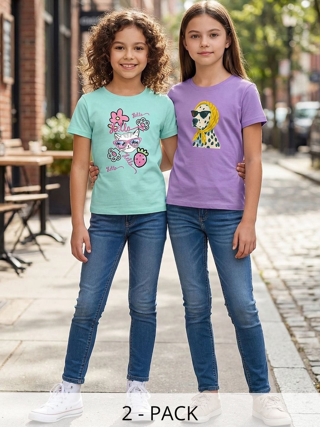 HELLCAT Girls 2 Printed T-shirt-picture-15
