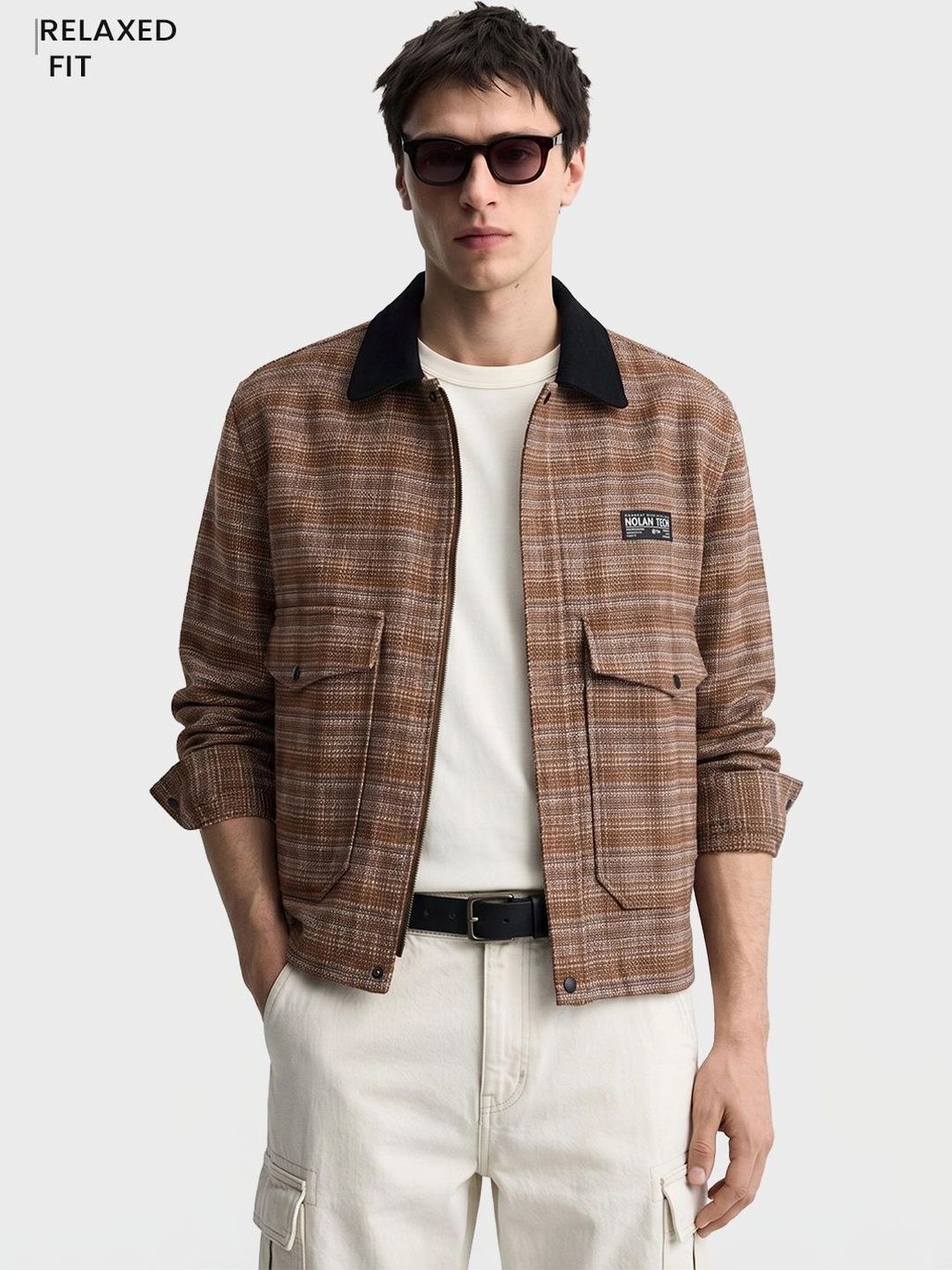 The Indian Garage Co Men Checked Woven Jacket-picture-28
