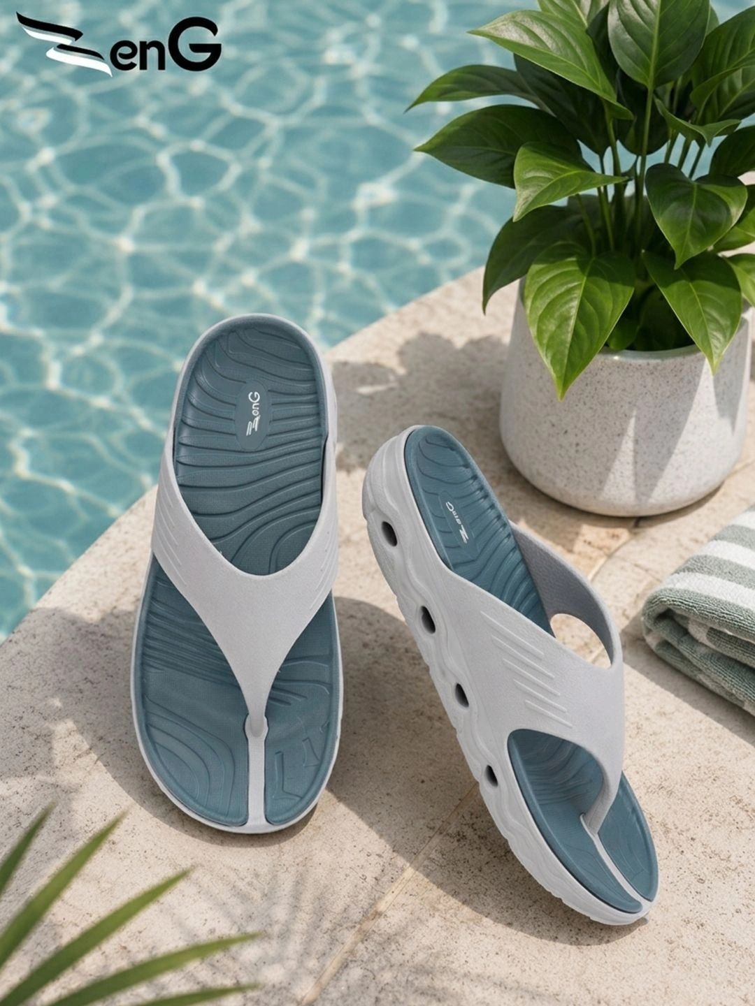ZENG Men Rubber Thong Flip-Flops-picture-57