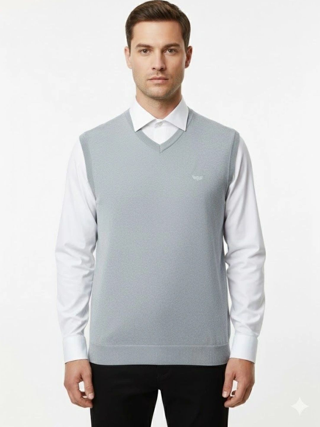 VOMAZO Men Woollen Sweater Vest-picture-55