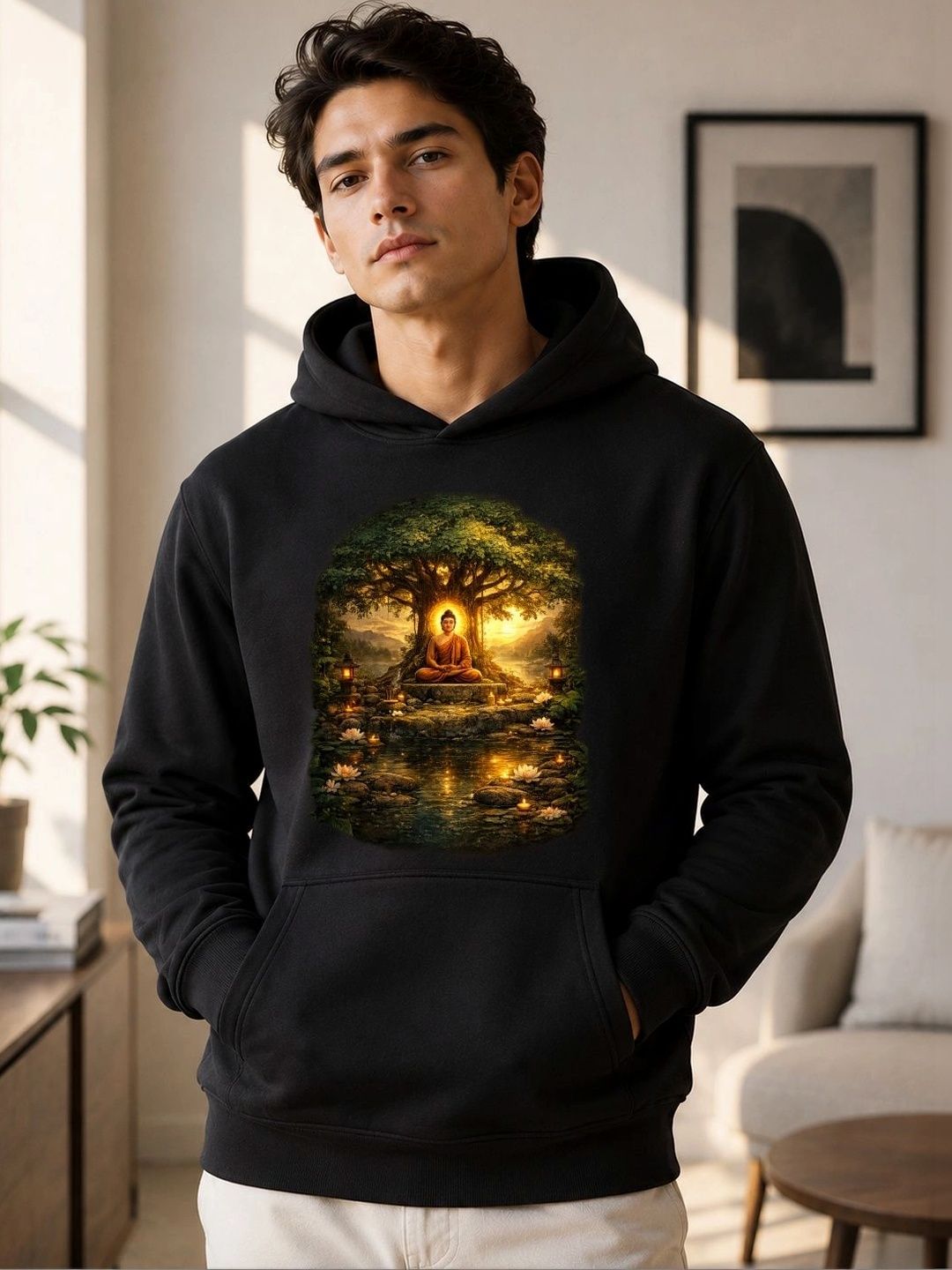 TRENDIFYTEEZ Men Printed Hooded Sweatshirt-picture-15