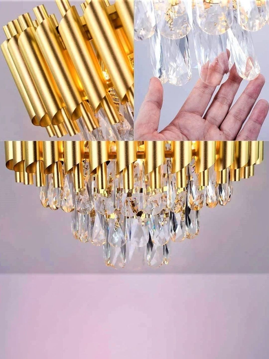 Murphy Gold-Toned Aluminium Contemporary Ceiling Lamp-picture-48