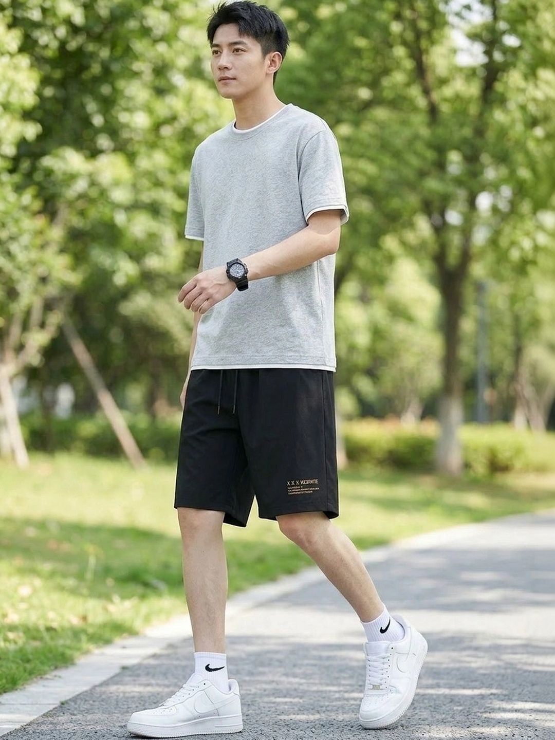 Suo Men Typography Shorts-picture-11