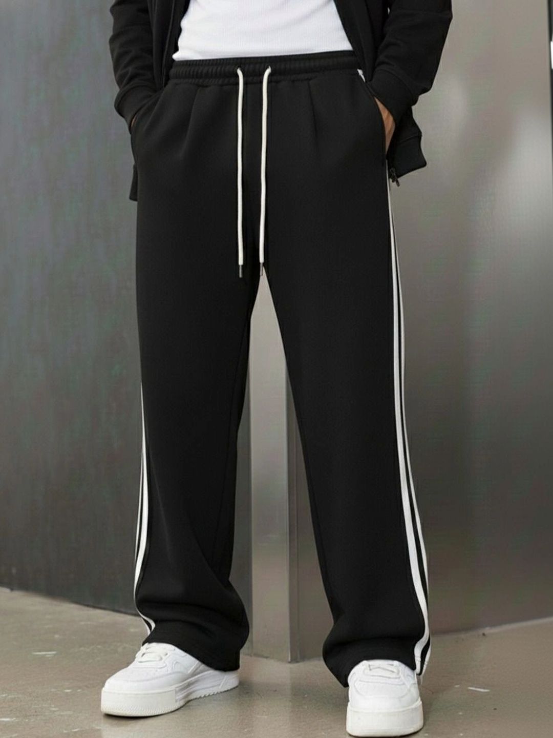 dockstreet Men Regular Fit Striped Joggers-picture-16