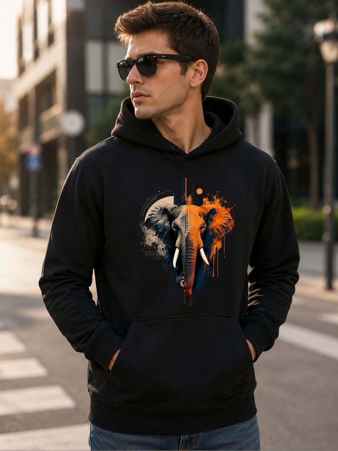 TRENDIFYTEEZ Men Printed Hooded Sweatshirt-picture-43
