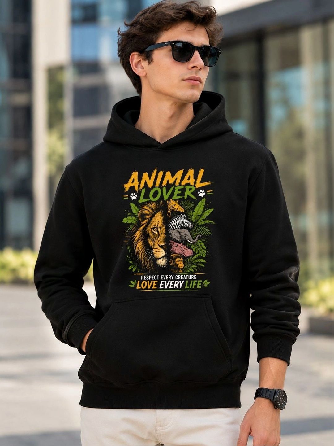 TRENDIFYTEEZ Men Printed Hooded Sweatshirt-picture-51