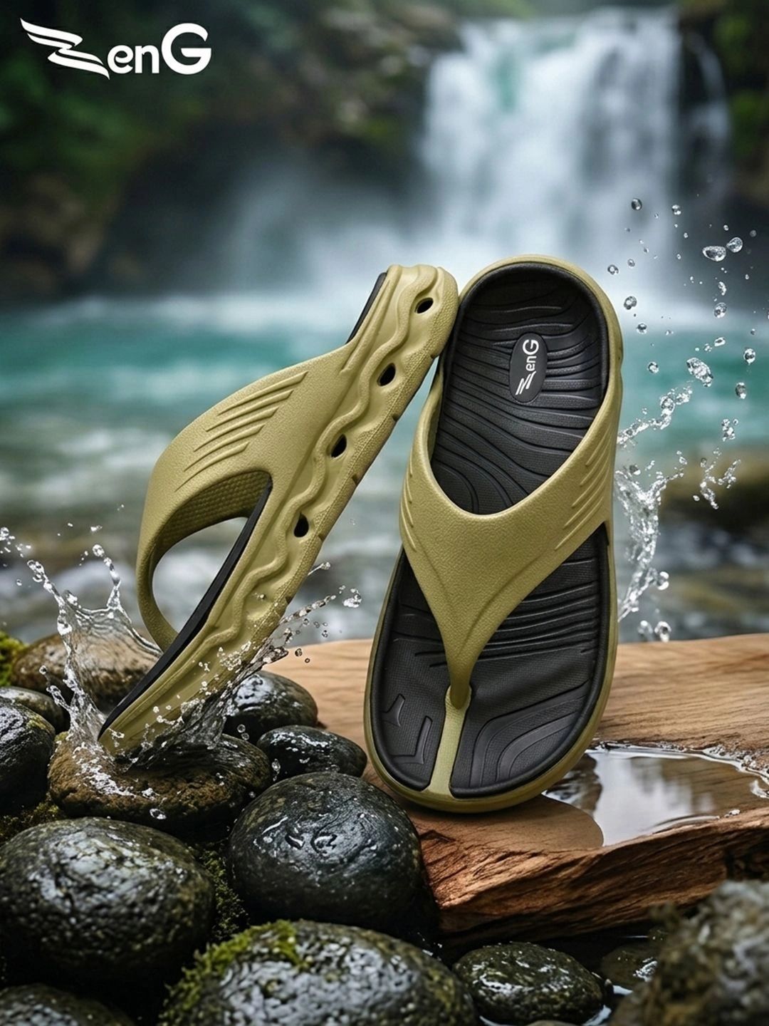 ZENG Men Rubber Thong Flip-Flops-picture-33