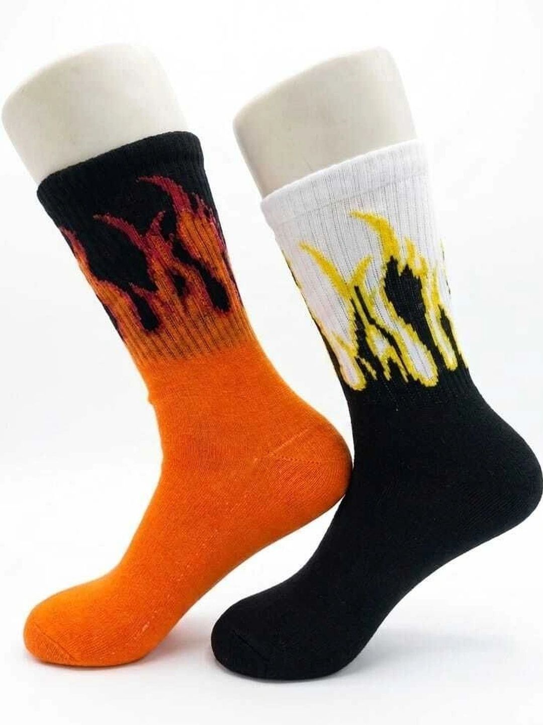 BEAR&BEYOND Men Pack of 2 Cotton Assorted Patterned Calf Length Socks-picture-18